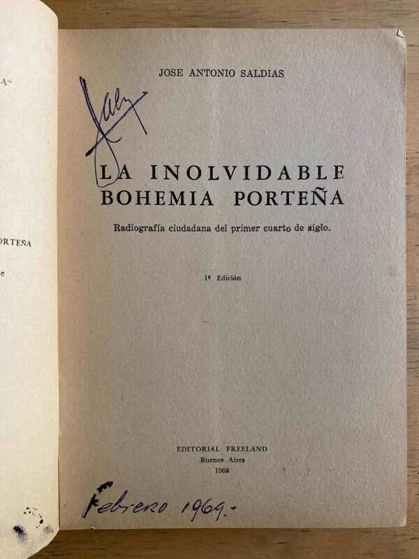 La Inolvidable Bohemia Porteña - Saldias, Jose Antonio (k6) - Image 2