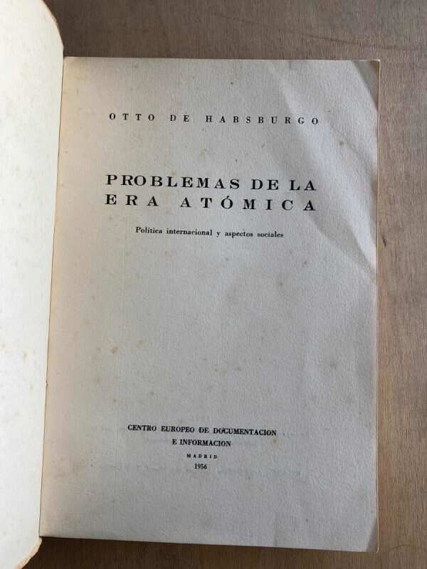 Problemas De La Era Atomica - De Habsburgo (a5) - Image 2