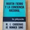 Martin Fierro Y La Conciencia Nacio- Cardenas De Monner (s4)