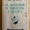La Universidad, El Intelectual, Europa- Lain Entralgo (h4)