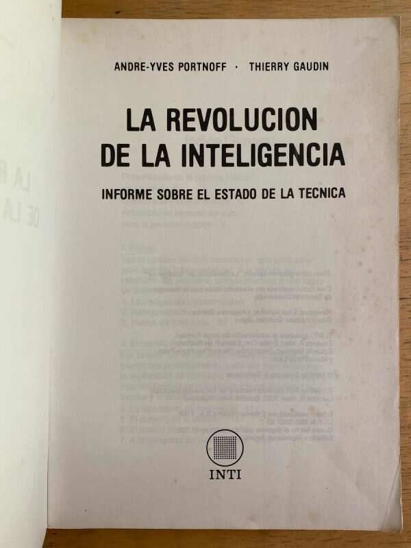 La Revolucion De La Inteligencia - Portnoff; Gaudin (j2) - Image 2