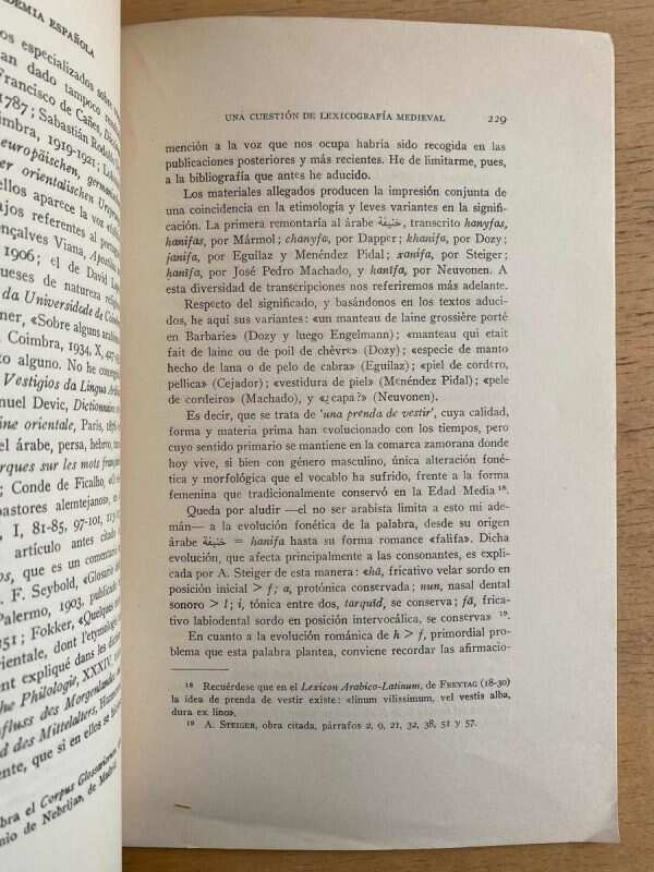 Una Cuestion De Lexicografia Medieval - Garcia Blanco (F2) - Image 2