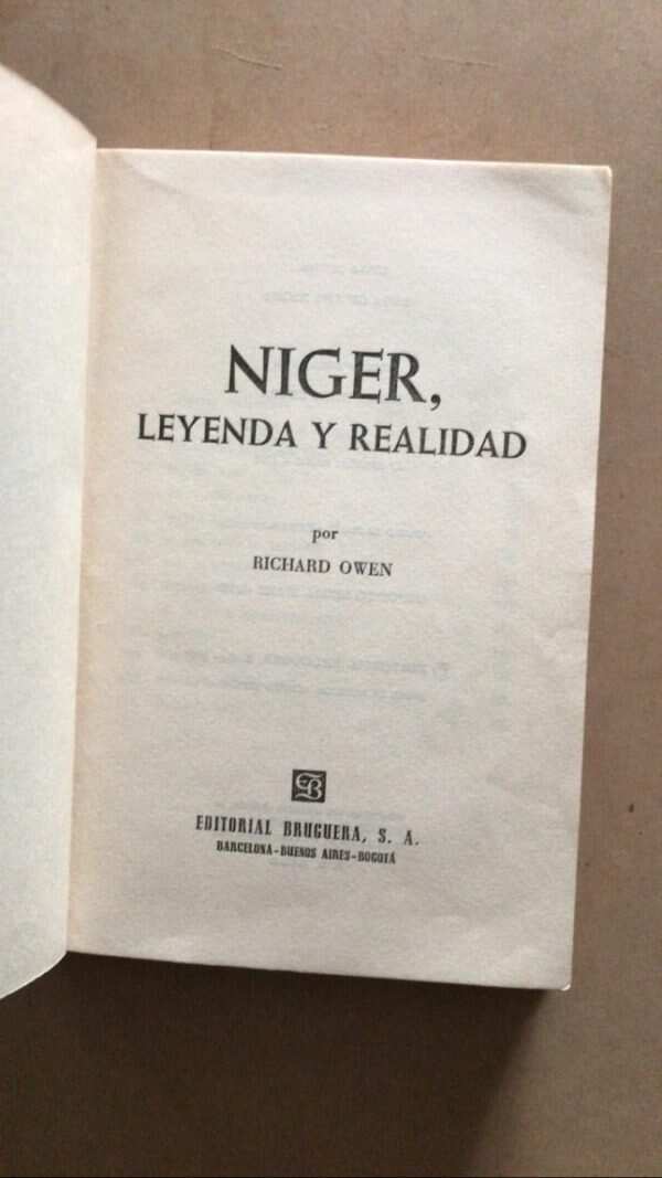 Niger, Leyenda Y Realidad - Owen, Richard (U4) - Image 2