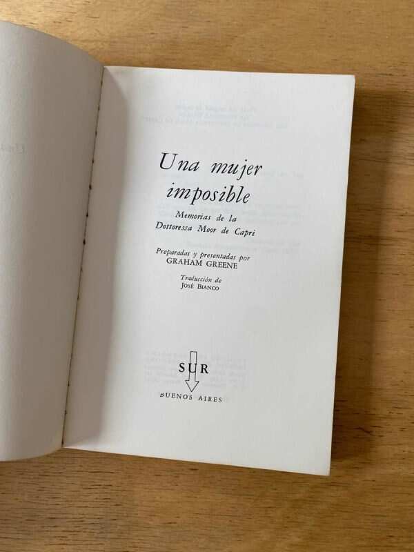 Una Mujer Imposible - Greene, Graham (X3) - Image 2
