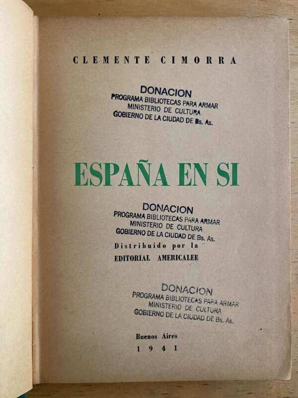 España En Si - Cimorra, Clemente (k6) - Image 2