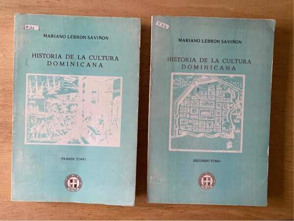 Historia De La Cultura Dominicana - Lebron Saviñon, M. (z1)
