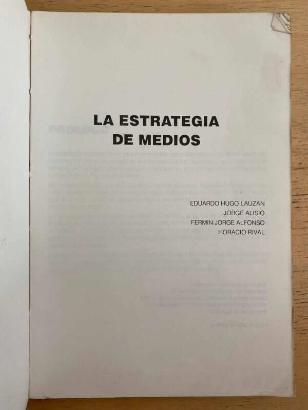 La Estrategia De Medios - Lauzan; Alisio; Alfonso (g7) - Image 2