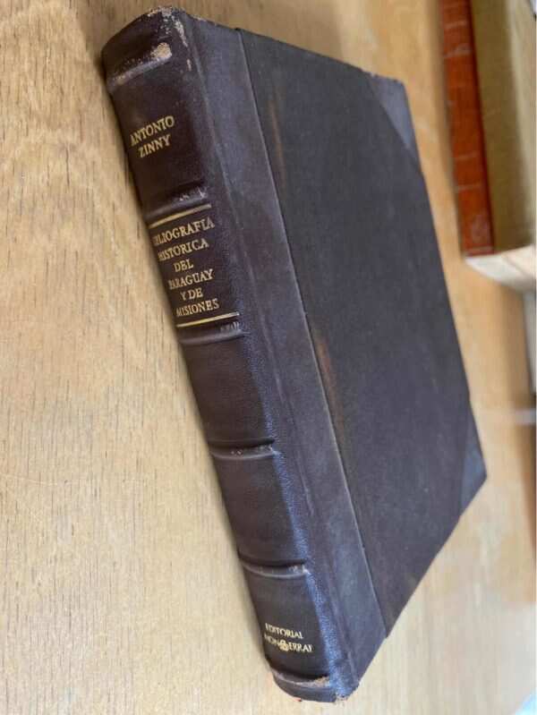 Bibliografia Historica Del Paraguay Y De Mision- Zinny (h2) - Image 4