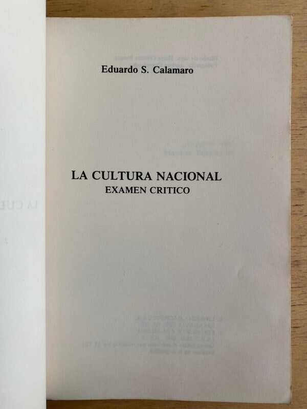 La Cultura Nacional - Calamaro, Eduardo (g2) - Image 2