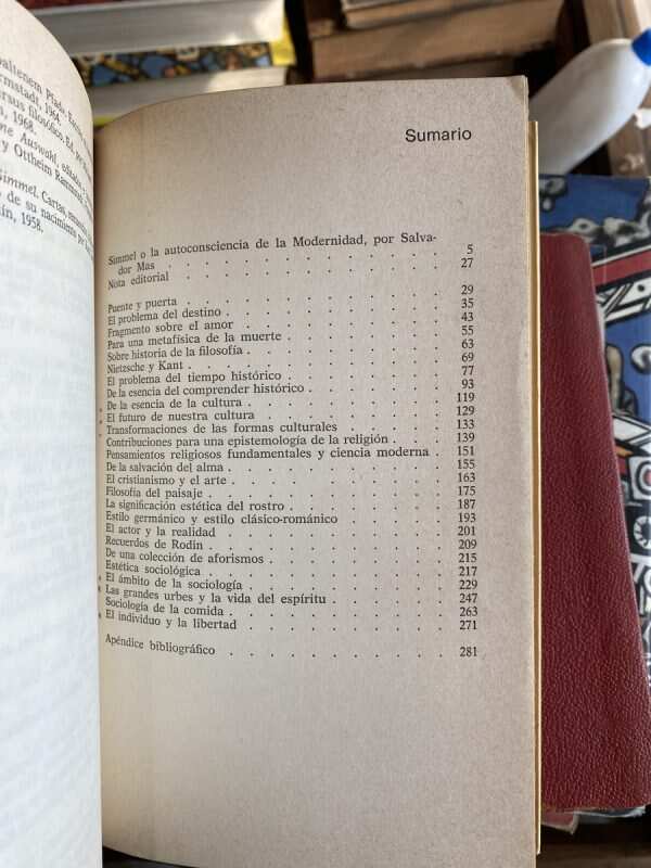 El Individuo Y La Libertad. Ensayos De Critica- Simmel (aa4) - Image 2