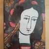 Romanian Folk Painting On Glass - Dancu (U0) - Image 4