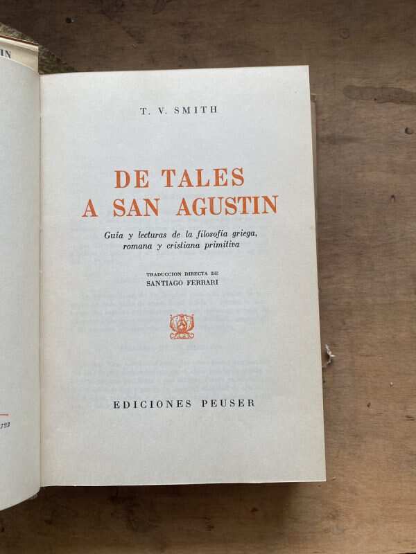 De Tales A San Agustin - Smith, T.v. (cc6) - Image 4