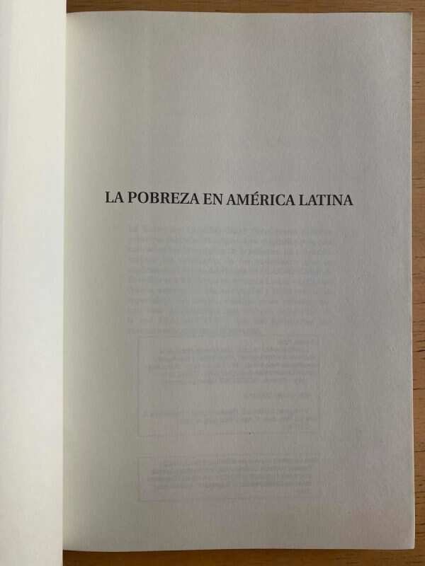 La Pobreza En America Latina- Andrade; Puyana (k2) - Image 2