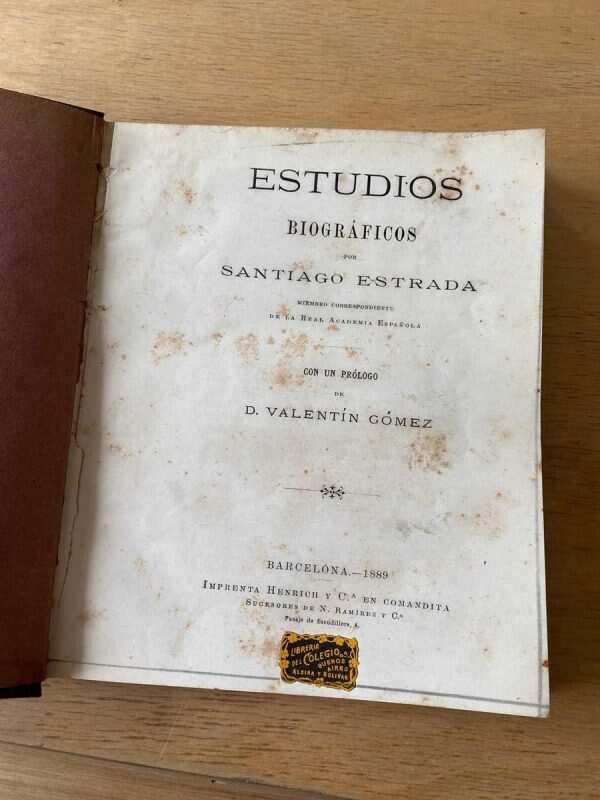 Estudios Biograficos - Estrada, Santiago (r2) - Image 2