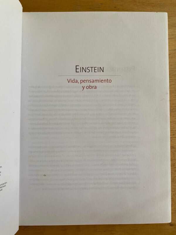 Einstein. Vida, Pensamiento Y Obra- Sanchez Ron (j2) - Image 2