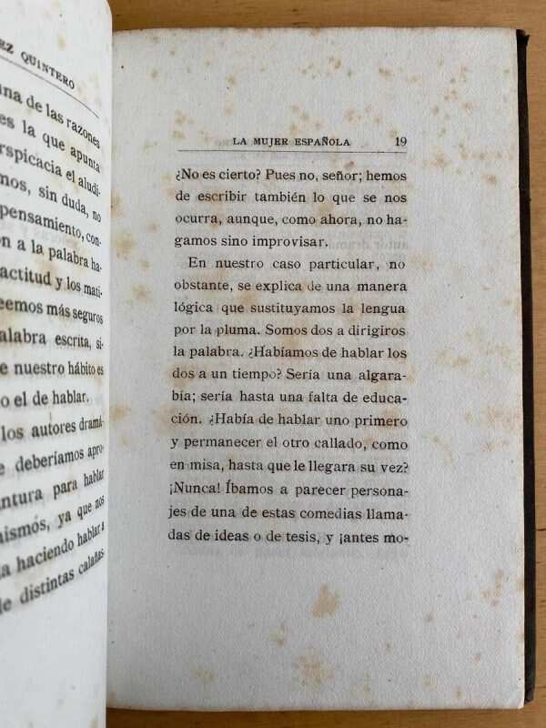 La Mujer Española - Alvarez Quintero, S. Y J. (U4) - Image 2