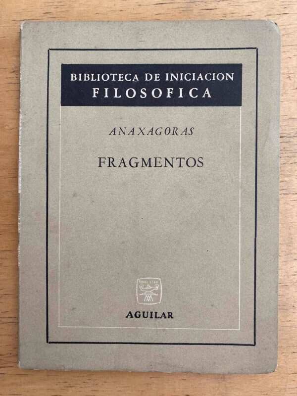 Fragmentos - Anaxagoras, (h6)