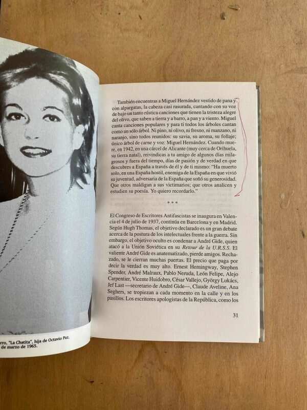 Octavio Paz. Las Palabras Del Arbol- Poniatowska, Elena (s3) - Image 2