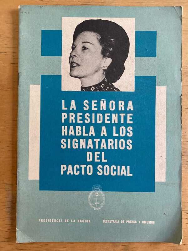 La Señora Presidente Habla A Los sig- Martinez De Peron (j1)