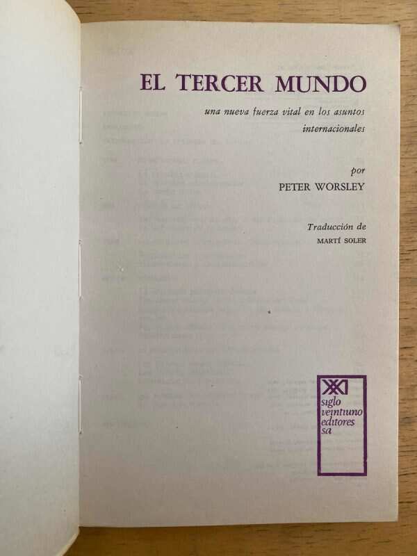 El Tercer Mundo - Worsley, Peter (k6) - Image 2