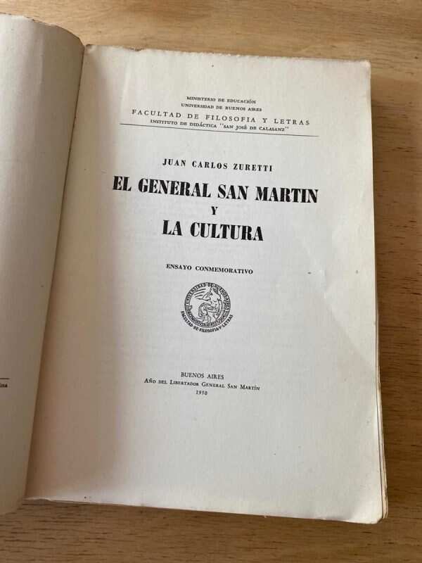 El General San Martin Y La Cultura - Zuretti(v2) - Image 2