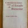 Consideraciones Sobre El Estado De Bienestar - Saborido (j1)
