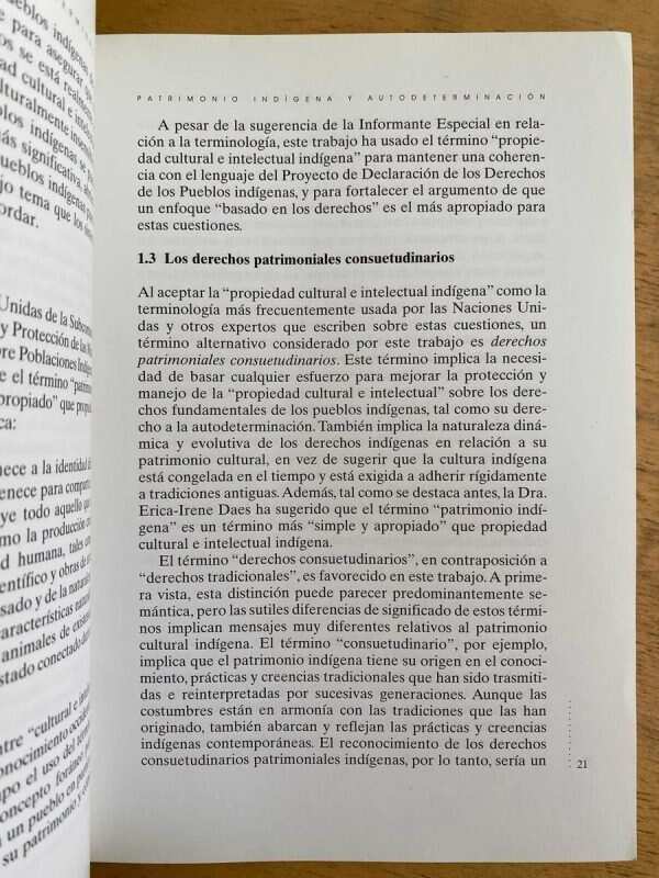 Patrimonio Indigena Y Autodeterminacion - Simpson, Tony (h3) - Image 3