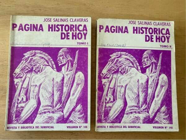 Pagina Historica De Hoy - Salinas Claveras, Jose (Y4)