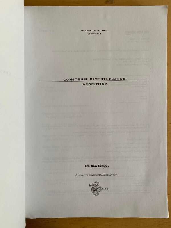 Construir Bicentenarios: Argentina - Gutman, Margarita (j5) - Image 2