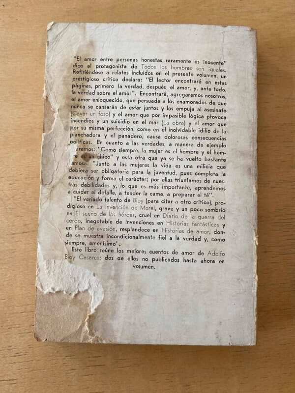 Historias De Amor - Bioy Casares, Adolfo (d4) - Image 3