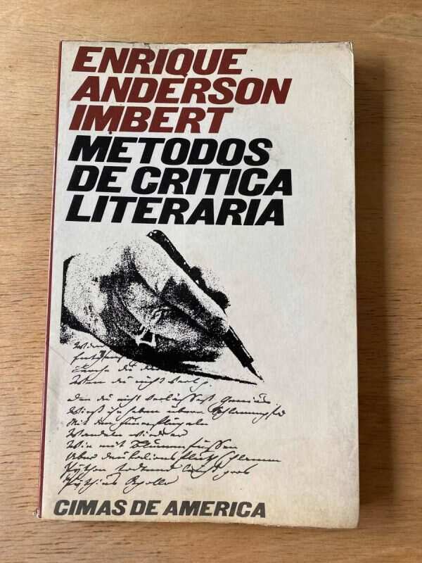Metodos De Critica Literaria - Anderson Imbert, Enrique (y5)