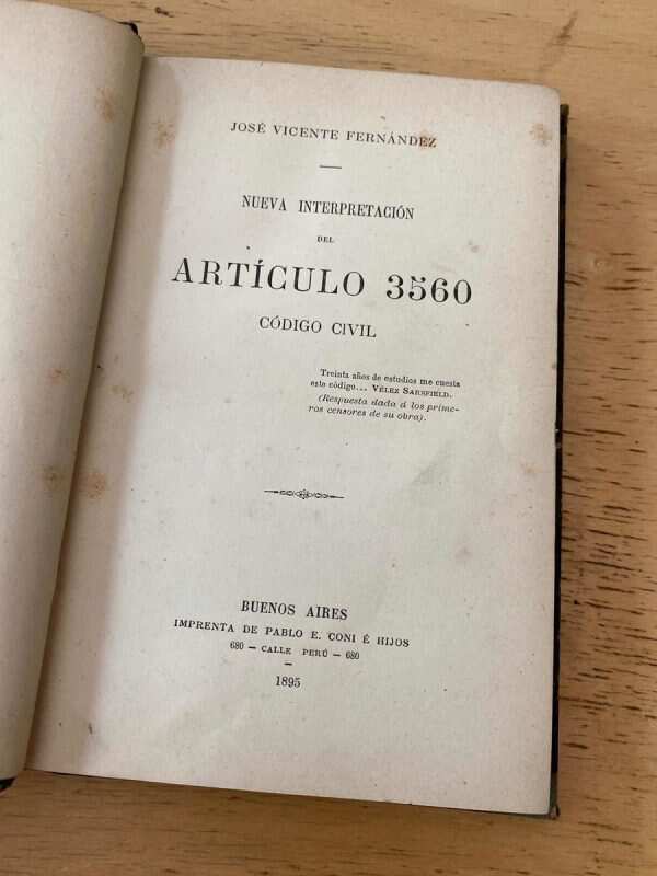 Nueva Interpretacion Del Articulo 3560 Codigo- Fernandez (B3 - Image 3