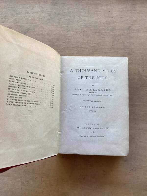 A Thousand Miles Up The Nile - Edwards, Amelia (X3) - Image 3