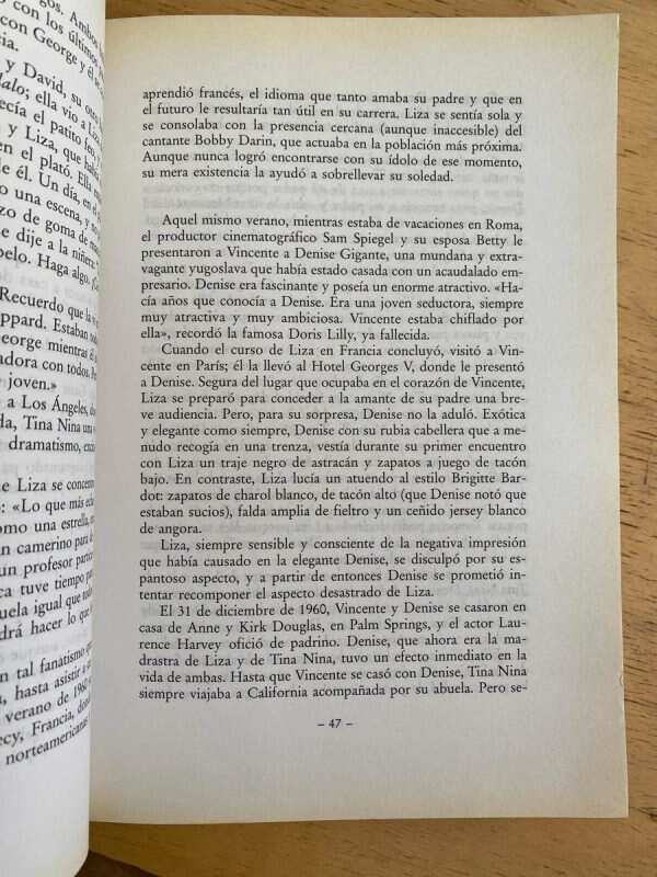 Biografia Liza. Nacida Estrella - Leigh, Wendy (g7) - Image 3