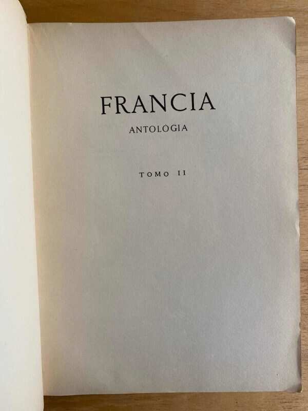 Francia Antologia - Instituto Chileno - Frances De Cult (h5) - Image 5
