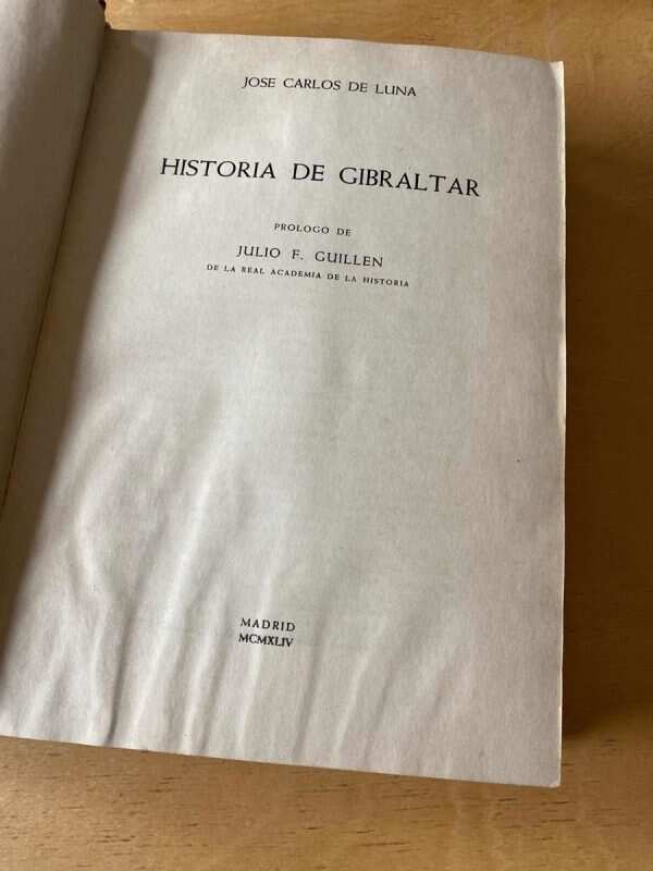 Historia De Gibraltar - De Luna, Jose Carlos (C5) - Image 2