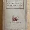 La Lengua De Cristobal Colon - Menendez Pidal, Ramon (h6)