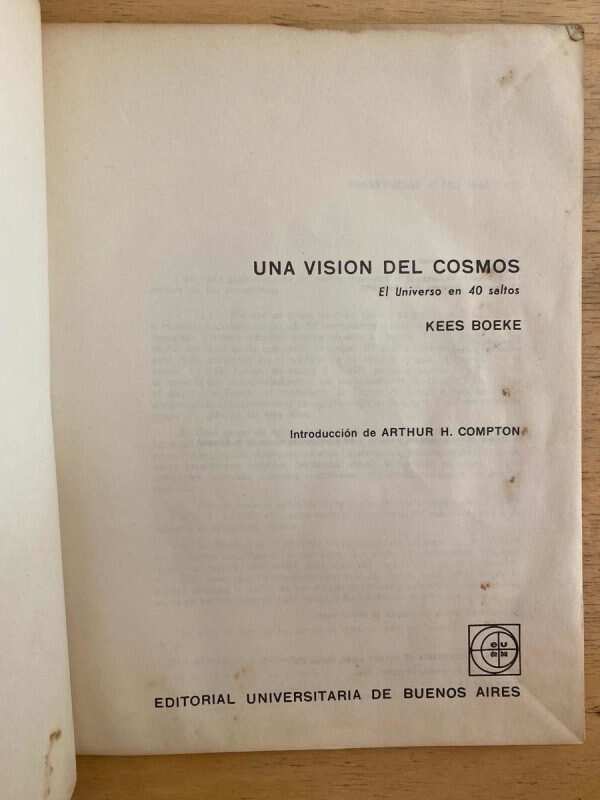 Una Vision Del Cosmos - Boeke, Kees (k4) - Image 2