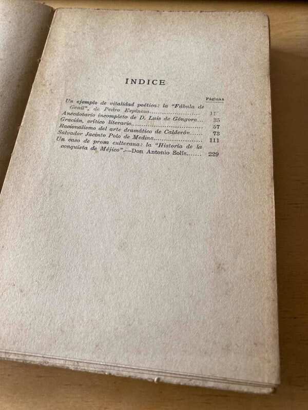 Siglo Xvii. Espinosa, Gongora, Gracian - De Cossio (C5) - Image 3