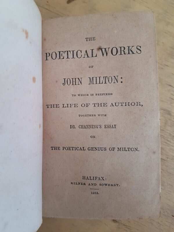 Poetical Works - Milton, John (B1) - Image 2