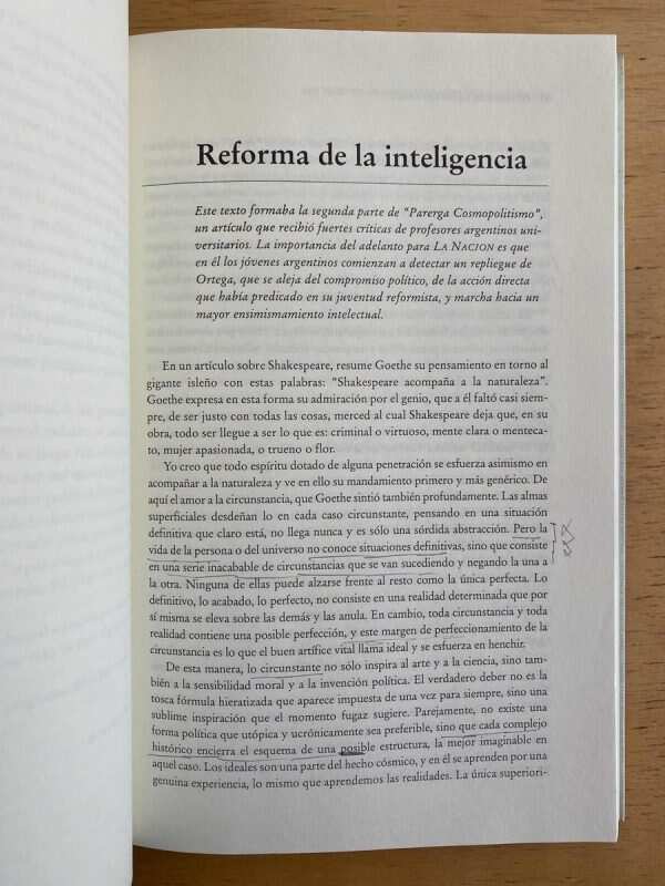 Los Escritos De Ortega Y Gasset En La Nac 1923-1952 (F1) - Image 4