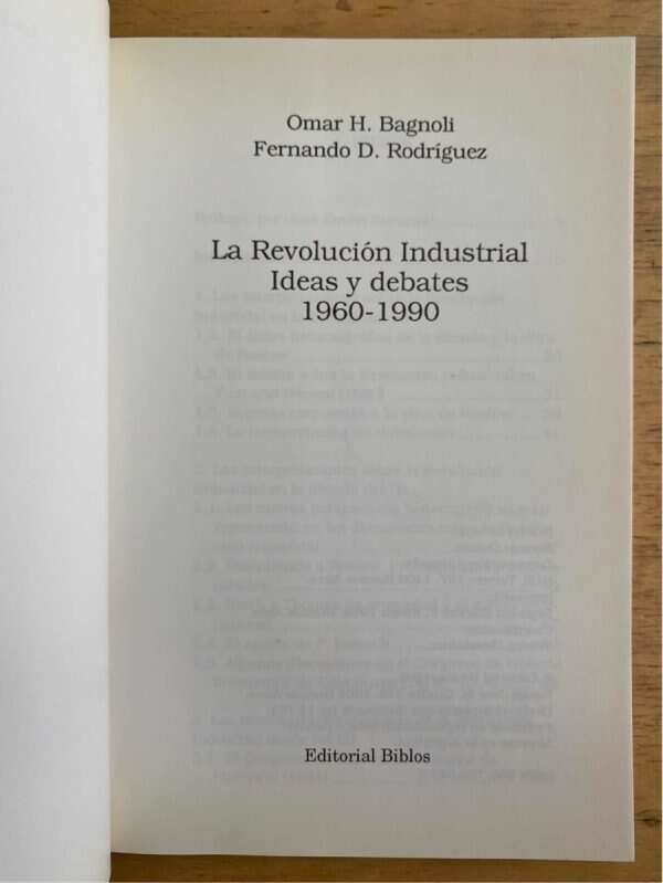 La Revolucion Industrial Ideas y- Bagnoli; Rodriguez (g1) - Image 2
