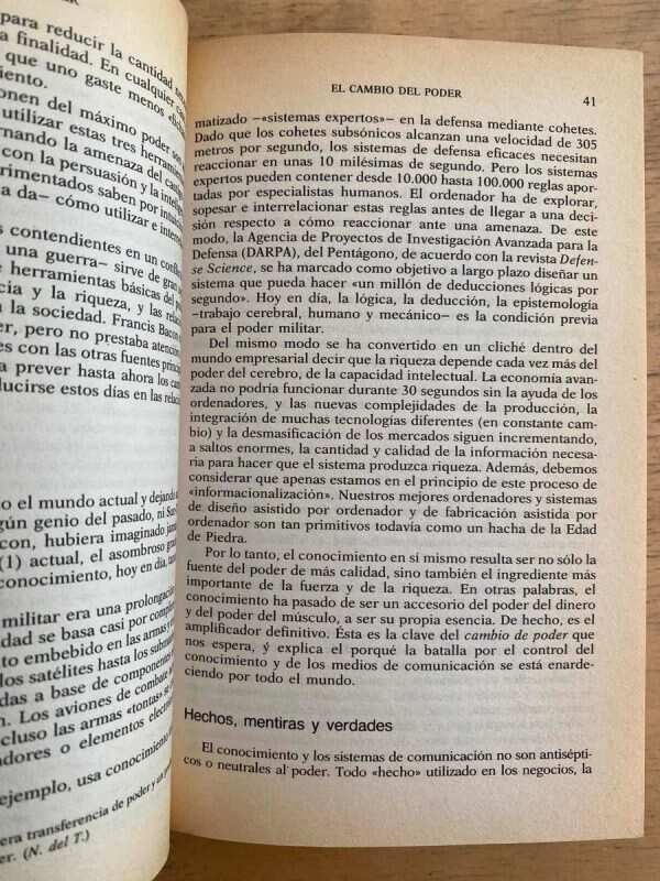 El Cambio Del Poder (k6) - Toffler, Alvin (k6) - Image 3