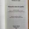 Memoria Sobre Los Judios - Principe De Ligne (k3) - Image 2