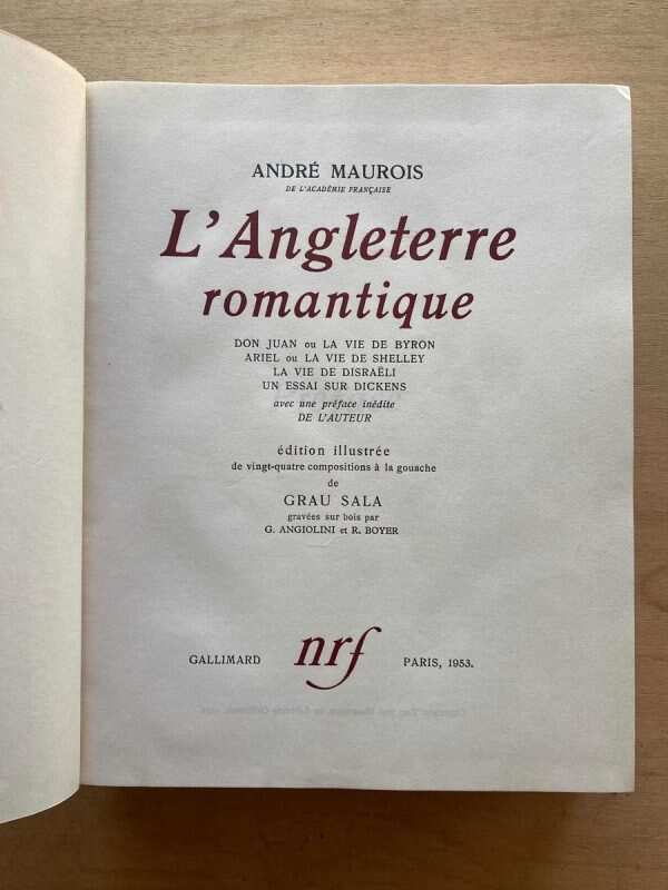 L`angleterre Romantique - Maurois, Andre (A4) - Image 4