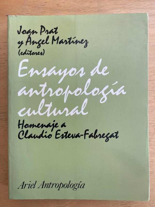 Ensayos De Antropologia Cultural. Esteva Fabregat- Prat (F1)