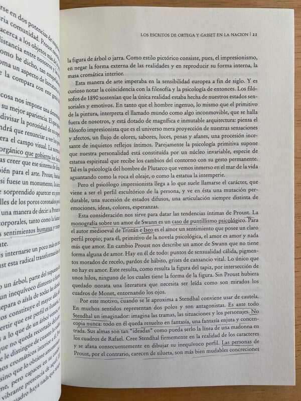 Los Escritos De Ortega Y Gasset En La Nac 1923-1952 (F1) - Image 3