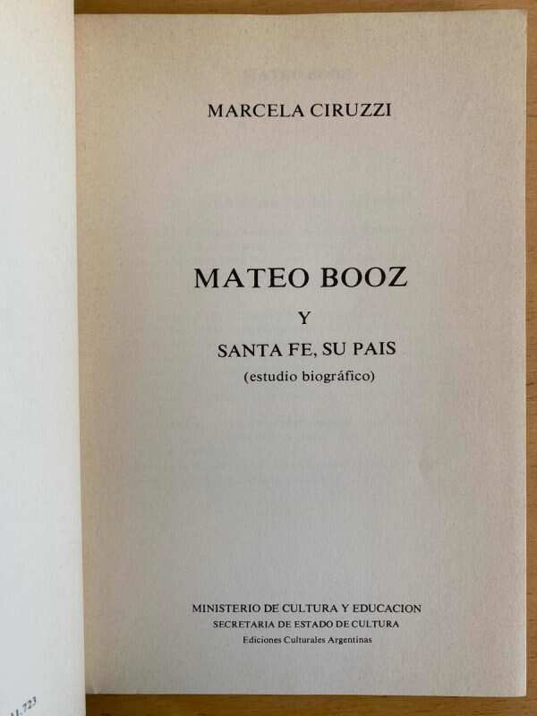 Mateo Booz - Ciruzzi, Marcela (j3) - Image 2