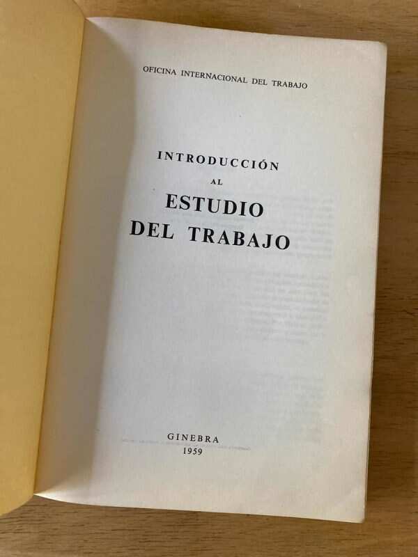 Introduccion Al Estudio Del Trabajo- Oficina Internac (r5) - Image 2