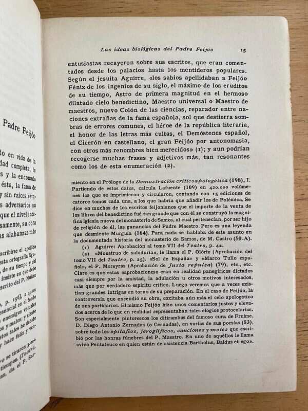 Las Ideas Biologicas Del Padre Feijoo - Marañon (h4) - Image 2